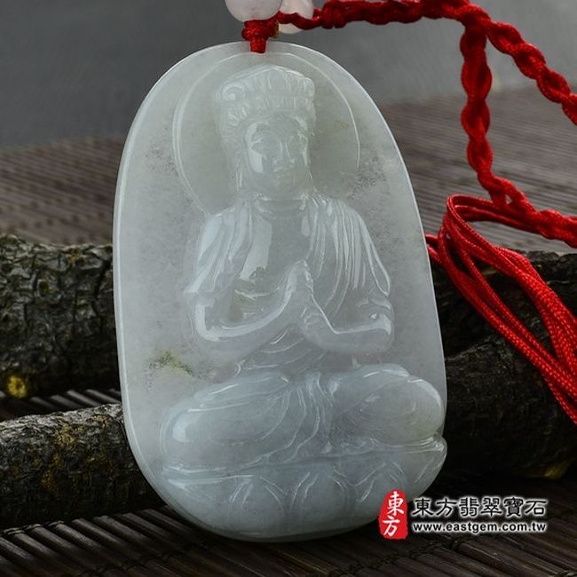 大日如來  左側照片 （已出售勿下標，可訂做）翡翠大日如來項鍊玉珮（大日如來：大日如來牌A貨翡翠大日如來玉珮、緬甸玉大日如來玉墜）。白色糯種大日如來，FD088。客製化訂做各種翡翠大日如來吊墜玉珮項鍊。★附A貨翡翠雙證書  