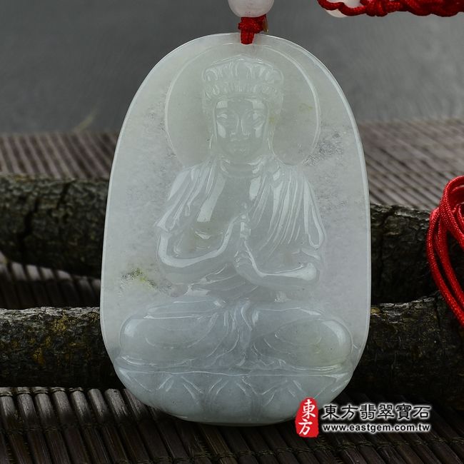 大日如來  正面照片 （已出售勿下標，可訂做）翡翠大日如來項鍊玉珮（大日如來：大日如來牌A貨翡翠大日如來玉珮、緬甸玉大日如來玉墜）。白色糯種大日如來，FD088。客製化訂做各種翡翠大日如來吊墜玉珮項鍊。★附A貨翡翠雙證書  