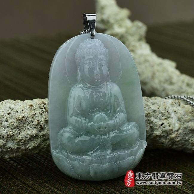 釋迦牟尼佛  左側照片 （已出售勿下標，可訂做）翡翠釋迦牟尼佛項鍊玉珮（佛祖：釋迦牟尼佛牌A貨翡翠釋迦牟尼佛玉珮、緬甸玉釋迦牟尼佛玉墜）。細糯種春帶彩釋迦牟尼佛，FD016。客製化訂做各種翡翠釋迦牟尼佛吊墜玉珮項鍊，★附A貨翡翠雙證書