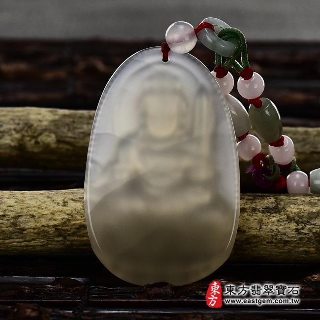 瑪瑙文殊菩薩項鍊玉珮背面照片 （已出售勿下標，可訂做）瑪瑙文殊菩薩項鍊玉珮（文殊菩薩牌瑪瑙文殊菩薩玉珮、玉髓文殊菩薩玉墜）。黃瑪瑙玉髓文殊菩薩，WS018。客製化訂做各種瑪瑙文殊菩薩吊墜玉珮項鍊。★附東方翡翠寶石保證卡