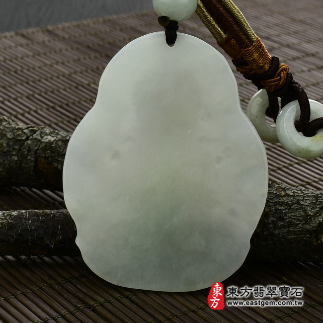 千手觀音 背面照片 （已出售勿下標，可訂做）翡翠千手觀音項鍊玉珮（千手觀音：千手觀音牌A貨翡翠千手觀音玉珮、緬甸玉千手觀音玉墜）。糯種千手觀音，LH019。客製化訂做各種翡翠千手觀音吊墜玉珮項鍊。★附A貨翡翠雙證書