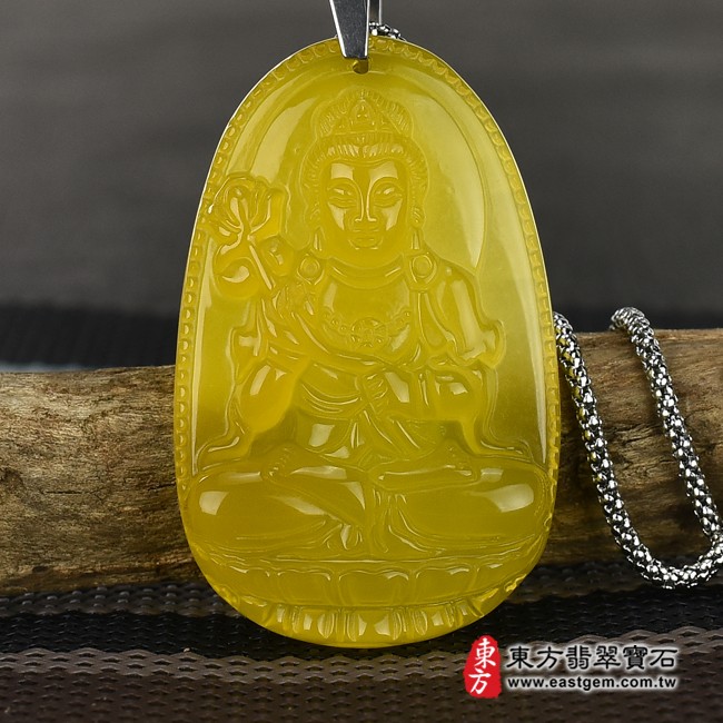 大勢至菩薩項鍊玉珮正面照片   （已出售勿下標，可訂做）瑪瑙大勢至菩薩項鍊玉珮（大勢至菩薩：大勢至菩薩牌瑪瑙大勢至菩薩玉珮、玉髓大勢至菩薩玉墜）。黃瑪瑙玉髓大勢至菩薩，GY468。客製化訂做各種瑪瑙大勢至菩薩吊墜玉珮項鍊。★附A貨翡翠保證卡.jpg