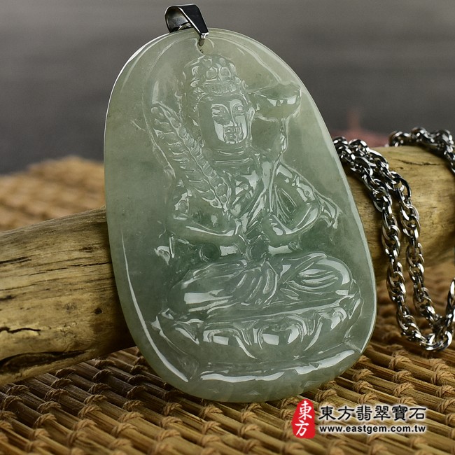虛空藏菩薩右側照片 虛空藏菩薩背面照片 （已出售勿下標，可訂做）翡翠虛空藏菩薩項鍊玉珮（虛空藏菩薩：虛空藏菩薩牌A貨翡翠虛空藏菩薩玉珮、緬甸玉虛空藏菩薩玉墜）。淡綠色糯種虛空藏菩薩，GY463。客製化訂做各種翡翠虛空藏菩薩吊墜玉珮項鍊。★附A貨翡翠雙證書翡翠虛空藏菩薩項鍊玉珮（虛空藏菩薩：虛空藏菩薩牌A貨翡翠虛空藏菩薩玉珮、緬甸玉虛空藏菩薩玉墜）。淡綠色糯種虛空藏菩薩，GY463。客製化訂做各種翡翠虛空藏菩薩吊墜玉珮項鍊。★附A貨翡翠雙證書