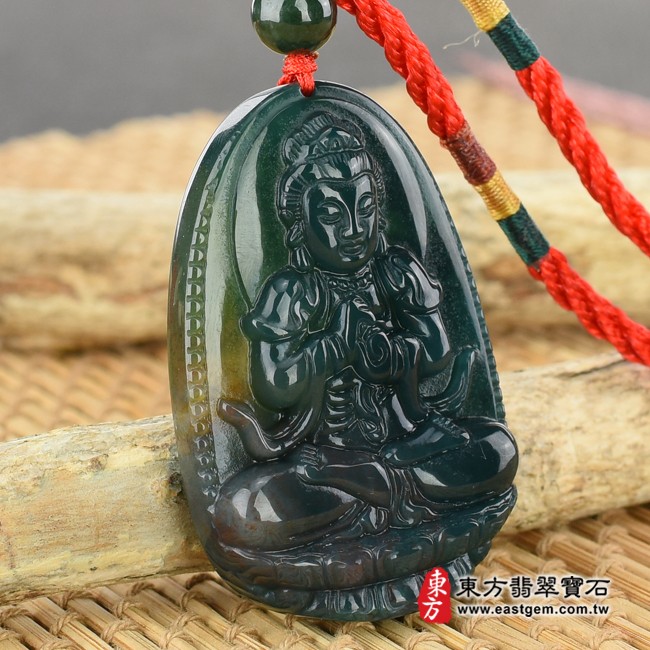 大日如來項鍊玉珮  左側照片   （已出售勿下標，可訂做）水草玉大日如來項鍊玉珮（大日如來：大日如來牌水草玉大日如來玉珮、水草玉大日如來玉墜）水草玉大日如來，FD293。客製化訂做各種水草玉大日如來吊墜玉珮項鍊。★附東方翡翠寶石保證卡