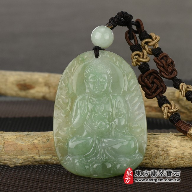 佛祖項鍊玉珮意境照片  （已出售勿下標，可訂做）翡翠釋迦牟尼佛項鍊玉珮（佛祖：釋迦牟尼佛牌A貨翡翠佛祖玉珮、緬甸玉佛祖玉墜）。淡綠色糯種釋迦牟尼佛，FD287。客製化訂做各種翡翠佛祖吊墜玉珮項鍊。★附A貨翡翠雙證書