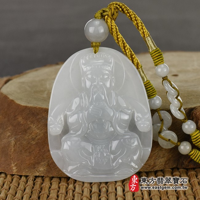 天官項鍊玉珮意境照片   翡翠天官大帝項鍊玉珮(三官大帝:天官大帝牌A貨翡翠天官大帝玉珮、緬甸玉天官大帝玉墜)。白綠色糯種,KN049。客製化訂做各種翡翠天官大帝吊墜玉珮項鍊。★附A貨翡翠雙證書 天官項鍊玉珮意境照片   翡翠天官大帝項鍊玉珮(三官大帝:天官大帝牌A貨翡翠天官大帝玉珮、緬甸玉天官大帝玉墜)。白綠色糯種,KN049。客製化訂做各種翡翠天官大帝吊墜玉珮項鍊。★附A貨翡翠雙證書