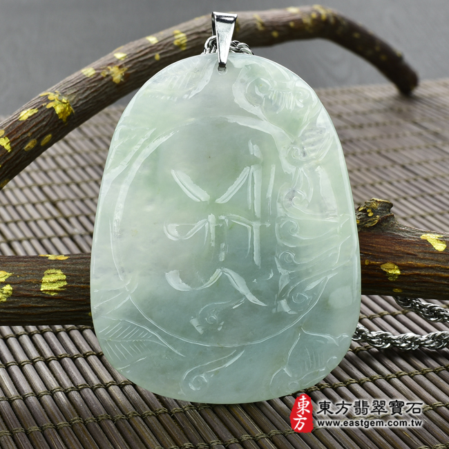 佛祖  背面照片 （已出售勿下標，可訂做）翡翠佛祖項鍊玉珮（釋迦牟尼佛：佛祖牌A貨翡翠佛祖玉珮、緬甸玉佛祖玉墜）。淡綠色糯種佛祖，FD393。客製化訂做各種翡翠佛祖吊墜玉珮項鍊。★附A貨翡翠雙證書