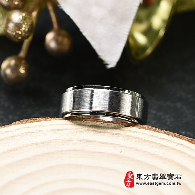 不鏽鋼戒指（不鏽鋼戒指，結婚戒指、結婚對戒、男女對戒）。國際圍10，RSD004。客製化訂做各種不鏽鋼不透鋼戒指吊墜項鍊。★附東方翡翠寶石保證卡