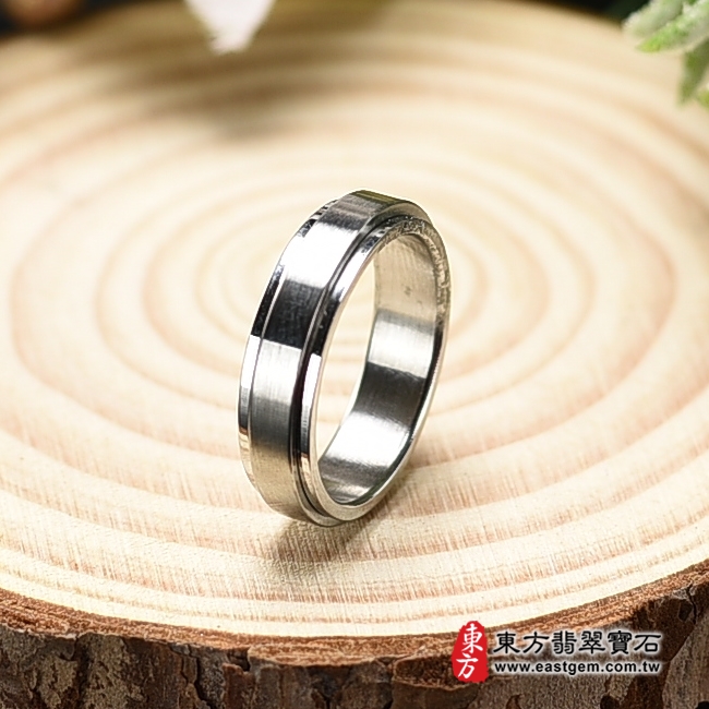 不鏽鋼戒指（不鏽鋼戒指，結婚戒指、結婚對戒、男女對戒）。國際圍10.5，RSD009。客製化訂做各種不鏽鋼不透鋼戒指吊墜項鍊。★附東方翡翠寶石保證卡