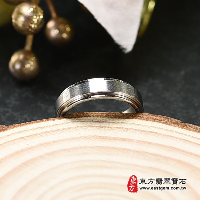 不鏽鋼戒指（不鏽鋼戒指，結婚戒指、結婚對戒、男女對戒）。國際圍8.5，RSD010。客製化訂做各種不鏽鋼不透鋼戒指吊墜項鍊。★附東方翡翠寶石保證卡