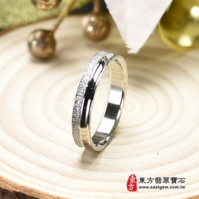 不鏽鋼戒指（不鏽鋼戒指，結婚戒指、結婚對戒、男女對戒）。國際圍14.5，RSD042。客製化訂做各種不鏽鋼不透鋼戒指吊墜項鍊。★附東方翡翠寶石保證卡