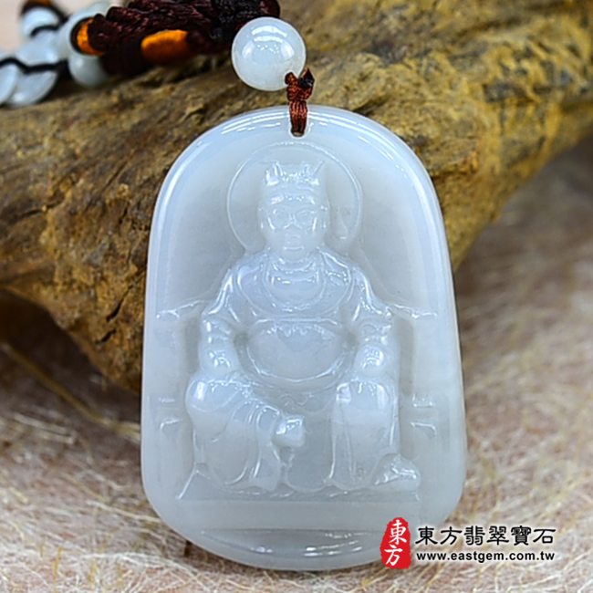 翡翠廣澤尊王(三太保)項鍊玉珮（廣澤尊王(三太保)A貨翡翠，廣澤尊王(三太保)師玉珮、緬甸玉廣澤尊王(三太保)玉墜）。翡翠廣澤尊王(三太保)，KN194。客製化訂做各種翡翠廣澤尊王(三太保)吊墜玉珮項鍊。★附A貨翡翠雙證書