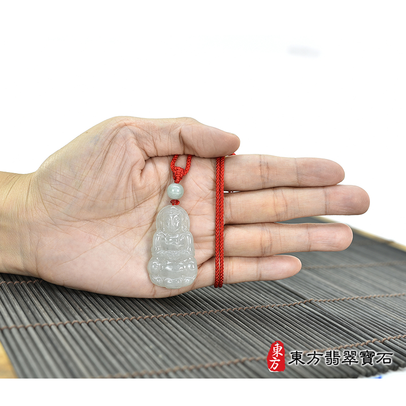 大小翡翠觀音項鍊玉珮（觀世音菩薩：觀音牌A貨翡翠觀音玉珮、緬甸玉觀世音菩薩玉墜）。綠色糯種翡翠觀音，GY1813。客製化訂做各種翡翠觀音吊墜玉珮項鍊。★附A貨翡翠雙證書