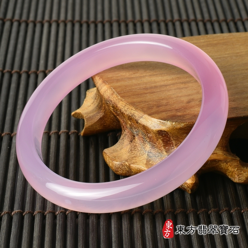 紫瑪瑙手鐲（平口鐲17.5，PC038）。客製化訂做各種紫瑪瑙手鐲。★附東方翡翠寶石證書