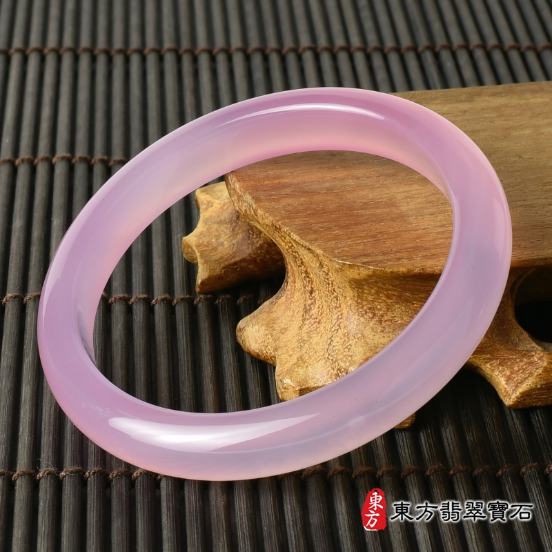 紫瑪瑙手鐲（平口鐲17.5，PC038）。客製化訂做各種紫瑪瑙手鐲。★附東方翡翠寶石證書