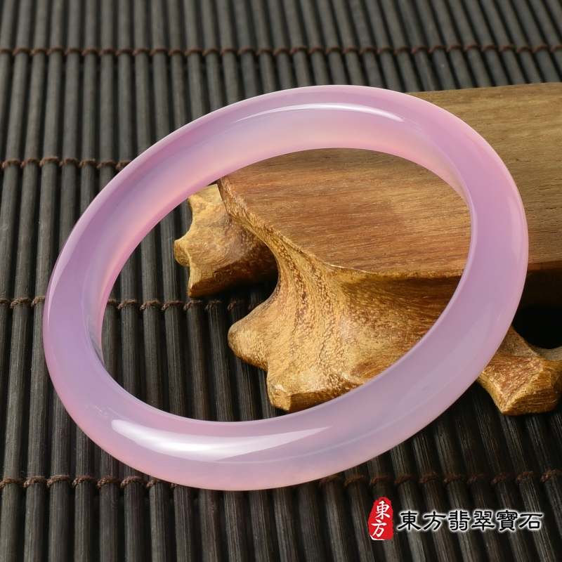 紫瑪瑙手鐲（平口鐲17.5，PC038）。客製化訂做各種紫瑪瑙手鐲。★附東方翡翠寶石證書