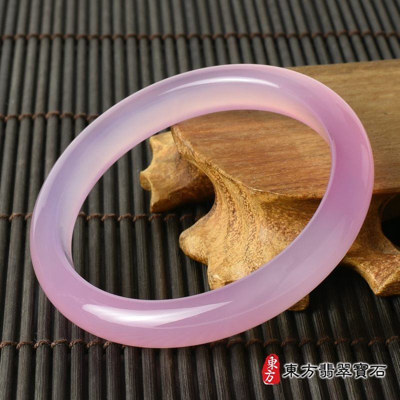 紫瑪瑙手鐲（平口鐲17.5，PC038）。客製化訂做各種紫瑪瑙手鐲。★附東方翡翠寶石證書