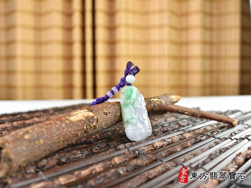 意境-翡翠生肖龍三合六合貴人項鍊玉珮（生肖屬龍，最適合配戴三合六合貴人項鍊，鼠猴雞：龍牌A貨翡翠生肖龍玉珮、緬甸玉生肖龍玉墜、龍十二生肖項鍊）。ZH224。客製化訂做各種翡翠生肖龍吊墜玉珮項鍊。★附A貨翡翠雙證書