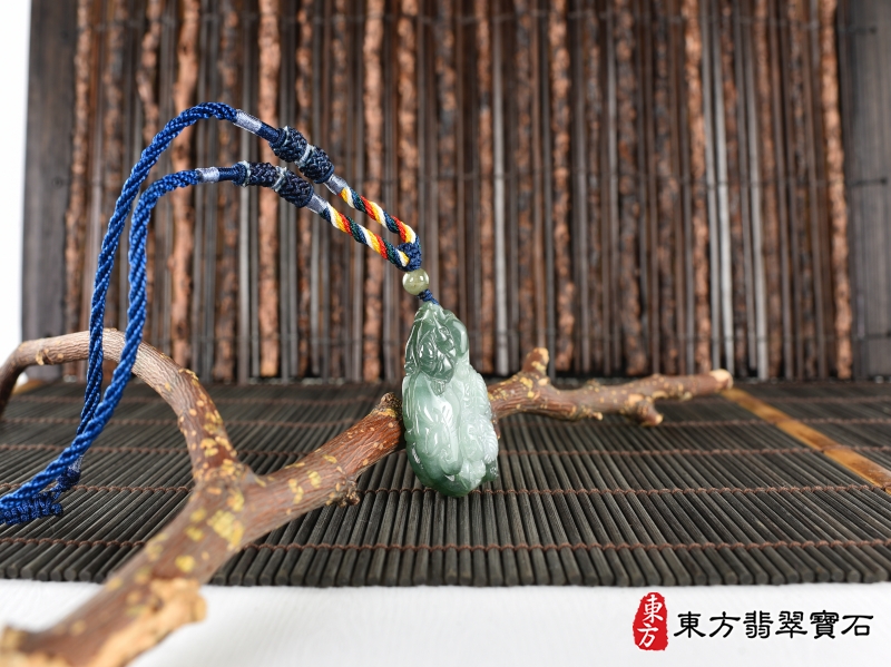 意境-翡翠生肖狗三合六合貴人項鍊玉珮（生肖屬狗，最適合配戴三合六合貴人項鍊，馬虎兔：狗牌A貨翡翠生肖狗玉珮、緬甸玉生肖狗玉墜、狗十二生肖項鍊）。狗，ZH287。客製化訂做各種翡翠生肖狗吊墜玉珮項鍊。★附A貨翡翠雙證書