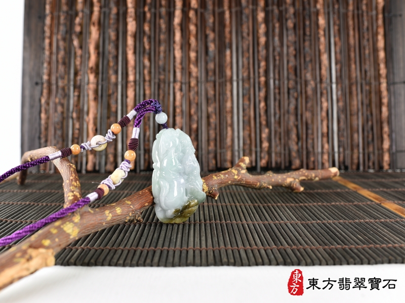 意境-翡翠生肖馬三合六合貴人項鍊玉珮（生肖屬馬，最適合配戴三合六合貴人項鍊，狗虎羊：馬牌A貨翡翠生肖馬玉珮、緬甸玉生肖馬玉墜、馬十二生肖項鍊）。馬，ZH292。客製化訂做各種翡翠生肖馬吊墜玉珮項鍊。★附A貨翡翠雙證書