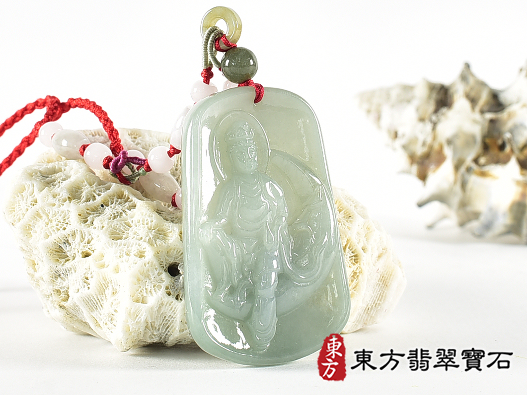 翡翠觀音項鍊玉珮(觀世音菩薩、寶瓶觀音:觀音牌A貨翡翠觀世音菩薩玉珮、緬甸玉觀音玉墜)。綠色糯種觀世音菩薩,GY1461。客製化訂做各種翡翠觀音吊墜玉珮項鍊。★附A貨翡翠雙證書 2.jpg