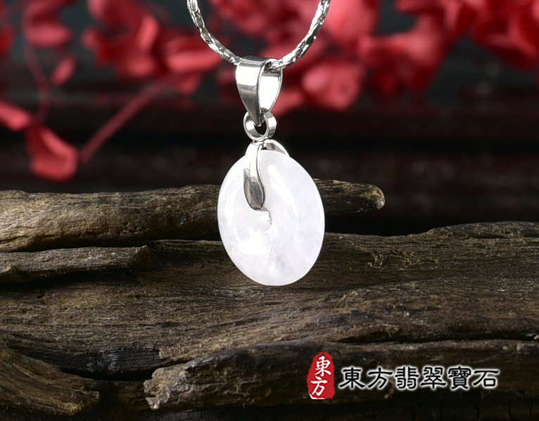 翡翠平安扣項鍊玉珮(平安富貴:平安扣牌A貨翡翠平安扣玉珮、緬甸玉平安扣玉墜)。淺紫色糯種平安扣,PN836。客製化訂做各種翡翠平安扣吊墜玉珮項鍊。★附A貨翡翠雙證書 3.jpg