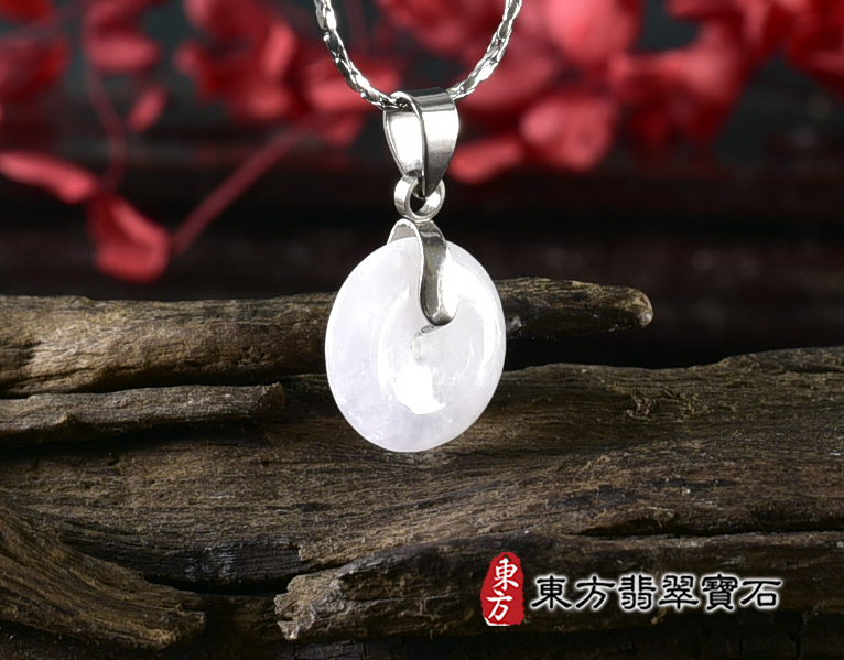 翡翠平安扣項鍊玉珮(平安富貴:平安扣牌A貨翡翠平安扣玉珮、緬甸玉平安扣玉墜)。淺紫色糯種平安扣,PN836。客製化訂做各種翡翠平安扣吊墜玉珮項鍊。★附A貨翡翠雙證書 4.jpg