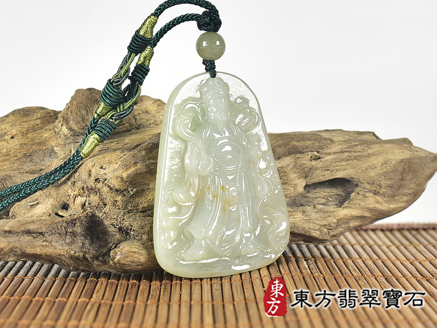 翡翠福德正神土地公財神爺項鍊玉珮(福德正神土地公財神爺:福德正神土地公財神爺牌A貨翡翠福德正神土地公財神爺玉珮、緬甸玉福德正神土地公財神爺玉墜)。春帶彩糯種翡翠福德正神土地公財神爺,CG053。客製化訂做各種翡翠福德正神土地公財神爺吊墜玉珮項鍊。★附A貨翡翠雙證書 2.jpg