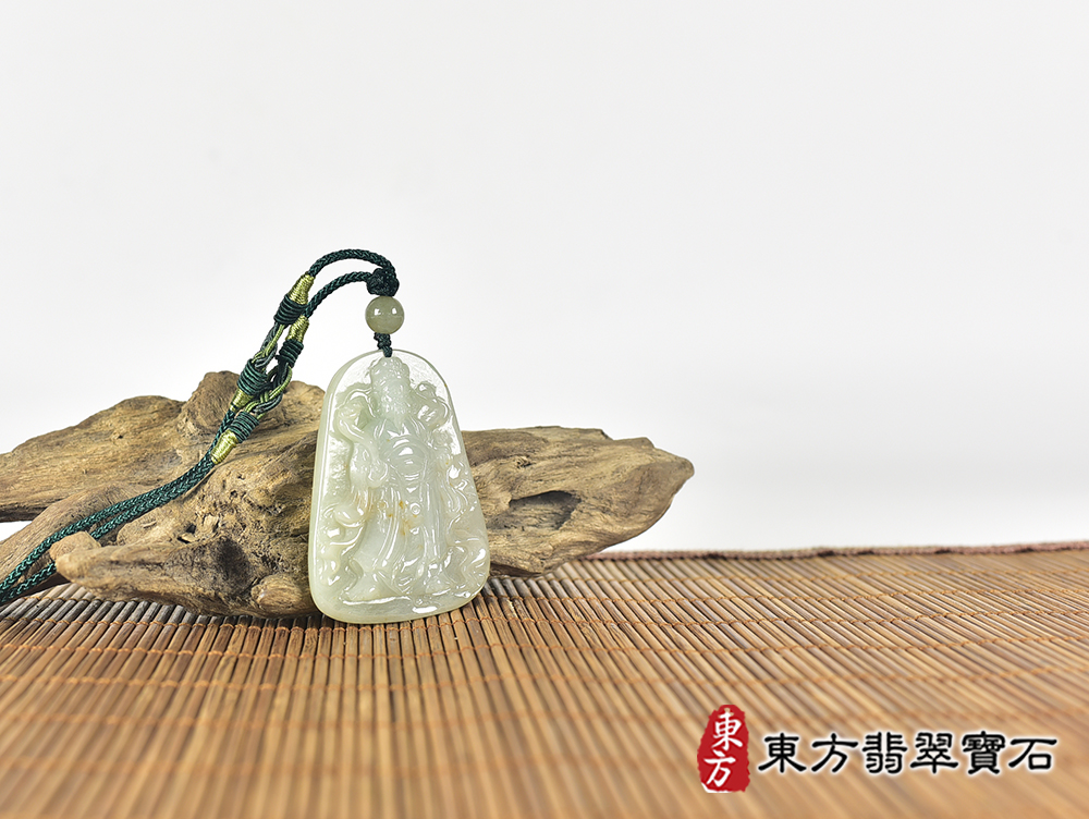 翡翠福德正神土地公財神爺項鍊玉珮(福德正神土地公財神爺:福德正神土地公財神爺牌A貨翡翠福德正神土地公財神爺玉珮、緬甸玉福德正神土地公財神爺玉墜)。春帶彩糯種翡翠福德正神土地公財神爺,CG053。客製化訂做各種翡翠福德正神土地公財神爺吊墜玉珮項鍊。★附A貨翡翠雙證書 4.jpg