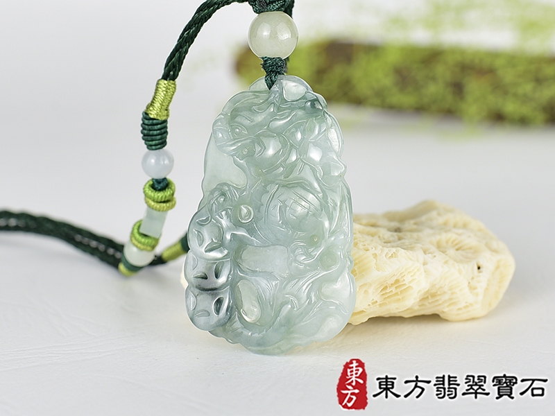 翡翠龍項鍊玉珮(招財如意龍:龍牌A貨翡翠龍玉珮、緬甸玉龍玉墜、龍十二生肖項鍊)。龍,DR657。客製化訂做各種翡翠龍吊墜玉珮項鍊。★附A貨翡翠雙證書 1.jpg