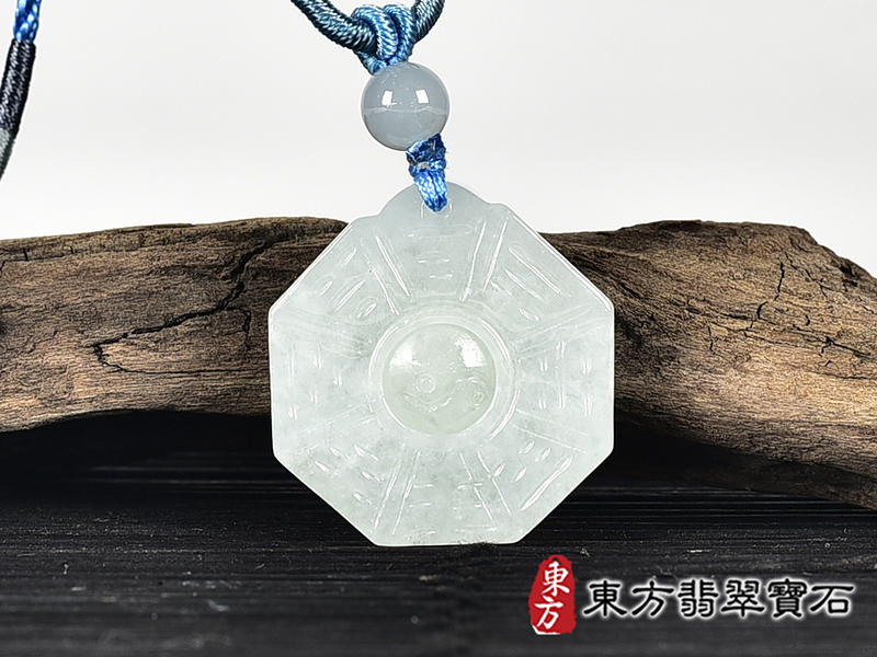 翡翠八卦項鍊玉珮(精工八卦太極,先天八卦:八卦牌A貨翡翠八卦玉珮、緬甸玉八卦玉墜)。八卦,ED403。客製化訂做各種翡翠八卦吊墜玉珮項鍊。★附A貨翡翠雙證書 0.jpg