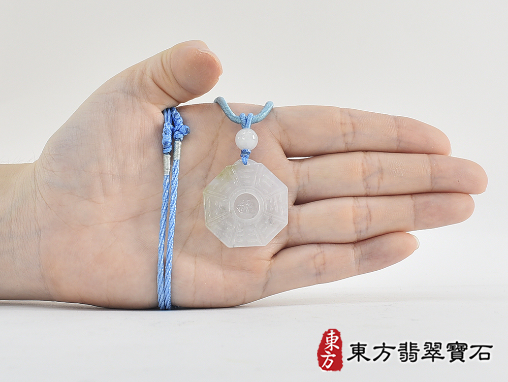 翡翠八卦項鍊玉珮(精工八卦太極,先天八卦:八卦牌A貨翡翠八卦玉珮、緬甸玉八卦玉墜)。八卦,ED405。客製化訂做各種翡翠八卦吊墜玉珮項鍊。★附A貨翡翠雙證書 7.jpg