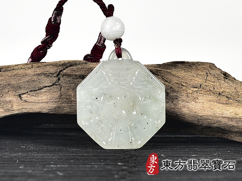 翡翠八卦項鍊玉珮(精工八卦太極,先天八卦:八卦牌A貨翡翠八卦玉珮、緬甸玉八卦玉墜)。八卦,ED409。客製化訂做各種翡翠八卦吊墜玉珮項鍊。★附A貨翡翠雙證書 0.jpg