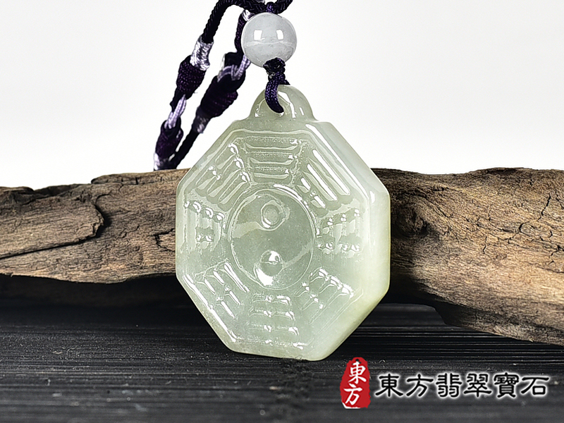 翡翠八卦項鍊玉珮(精工八卦太極,先天八卦:八卦牌A貨翡翠八卦玉珮、緬甸玉八卦玉墜)。八卦,ED410。客製化訂做各種翡翠八卦吊墜玉珮項鍊。★附A貨翡翠雙證書 4.jpg