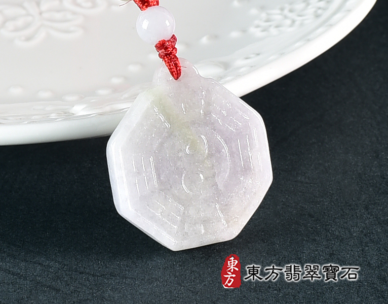 翡翠八卦項鍊玉珮(精工八卦太極,先天八卦:八卦牌A貨翡翠八卦玉珮、緬甸玉八卦玉墜)。八卦,ED462。訂做各種翡翠八卦吊墜玉珮項鍊。★附A貨翡翠雙證書 1.jpg
