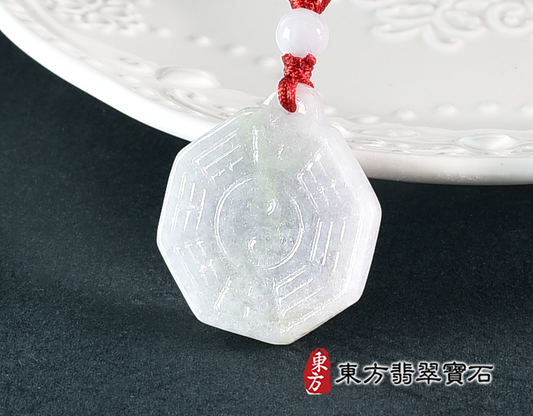 翡翠八卦項鍊玉珮(精工八卦太極,先天八卦:八卦牌A貨翡翠八卦玉珮、緬甸玉八卦玉墜)。八卦,ED462。訂做各種翡翠八卦吊墜玉珮項鍊。★附A貨翡翠雙證書 2.jpg