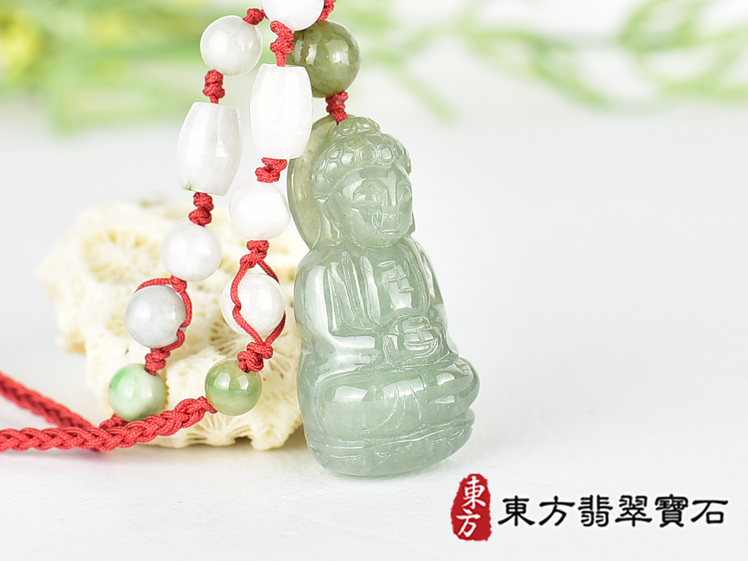 翡翠釋迦摩尼項鍊玉珮(釋迦摩尼:釋迦摩尼牌A貨翡翠釋迦摩尼玉珮、緬甸玉釋迦摩尼玉墜)。油青豆種釋迦摩尼,FD782。客製化訂做各種翡翠釋迦摩尼吊墜玉珮項鍊。★附A貨翡翠雙證書 2.jpg
