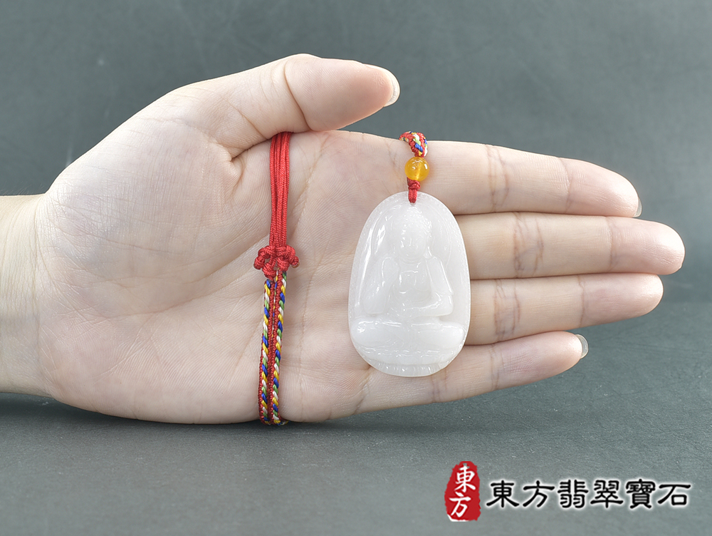 新疆白玉阿彌陀佛項鍊玉珮(阿彌陀佛:阿彌陀佛牌紅瑪瑙阿彌陀佛玉珮、紅瑪瑙阿彌陀佛玉墜)。新疆白玉阿彌陀佛,FD802。客製化訂做各種新疆白玉阿彌陀佛吊墜玉珮項鍊。★附東方翡翠寶石保證卡 4.jpg