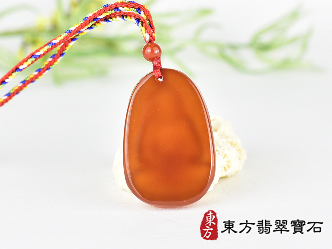 紅瑪瑙阿彌陀佛項鍊玉珮(阿彌陀佛:阿彌陀佛牌紅瑪瑙阿彌陀佛玉珮、紅瑪瑙阿彌陀佛玉墜)。紅瑪瑙阿彌陀佛,FD812。客製化訂做各種紅瑪瑙阿彌陀佛吊墜玉珮項鍊。★附東方翡翠寶石保證卡 3.jpg