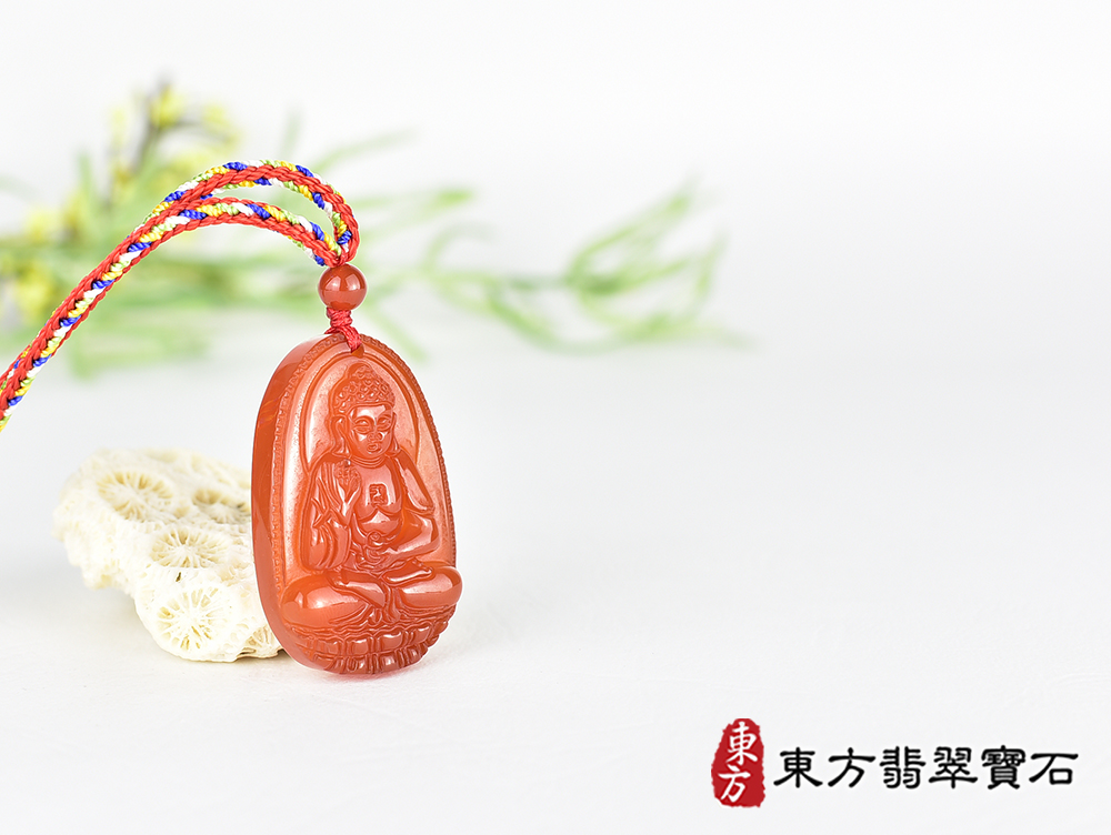 紅瑪瑙阿彌陀佛項鍊玉珮(阿彌陀佛:阿彌陀佛牌紅瑪瑙阿彌陀佛玉珮、紅瑪瑙阿彌陀佛玉墜)。紅瑪瑙阿彌陀佛,FD813。客製化訂做各種紅瑪瑙阿彌陀佛吊墜玉珮項鍊。★附東方翡翠寶石保證卡 4.jpg