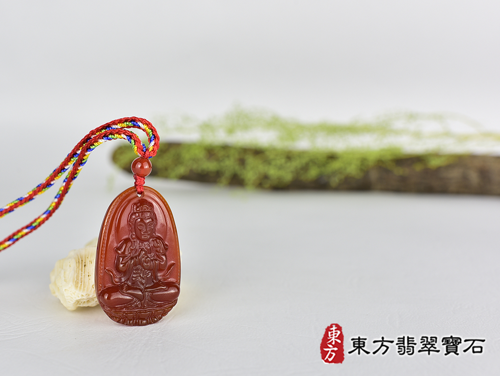 紅瑪瑙大日如來項鍊玉珮(大日如來:大日如來牌紅瑪瑙大日如來玉珮、紅瑪瑙大日如來玉墜)紅瑪瑙大日如來,FD829。客製化訂做各種紅瑪瑙大日如來吊墜玉珮項鍊。★附東方翡翠寶石保證卡 4.jpg