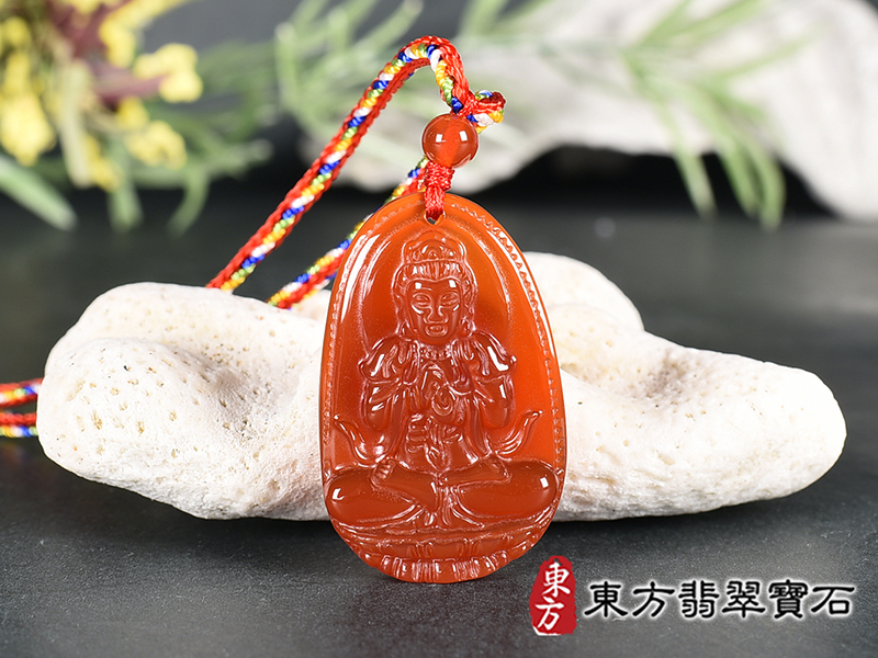 紅瑪瑙大日如來項鍊玉珮(大日如來:大日如來牌紅瑪瑙大日如來玉珮、紅瑪瑙大日如來玉墜)紅瑪瑙大日如來,FD831。客製化訂做各種紅瑪瑙大日如來吊墜玉珮項鍊。★附東方翡翠寶石保證卡 0.jpg