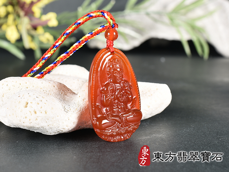 紅瑪瑙大日如來項鍊玉珮(大日如來:大日如來牌紅瑪瑙大日如來玉珮、紅瑪瑙大日如來玉墜)紅瑪瑙大日如來,FD831。客製化訂做各種紅瑪瑙大日如來吊墜玉珮項鍊。★附東方翡翠寶石保證卡 2.jpg
