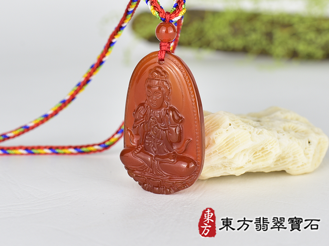 紅瑪瑙大日如來項鍊玉珮(大日如來:大日如來牌紅瑪瑙大日如來玉珮、紅瑪瑙大日如來玉墜)紅瑪瑙大日如來,FD831。客製化訂做各種紅瑪瑙大日如來吊墜玉珮項鍊。★附東方翡翠寶石保證卡 5.jpg