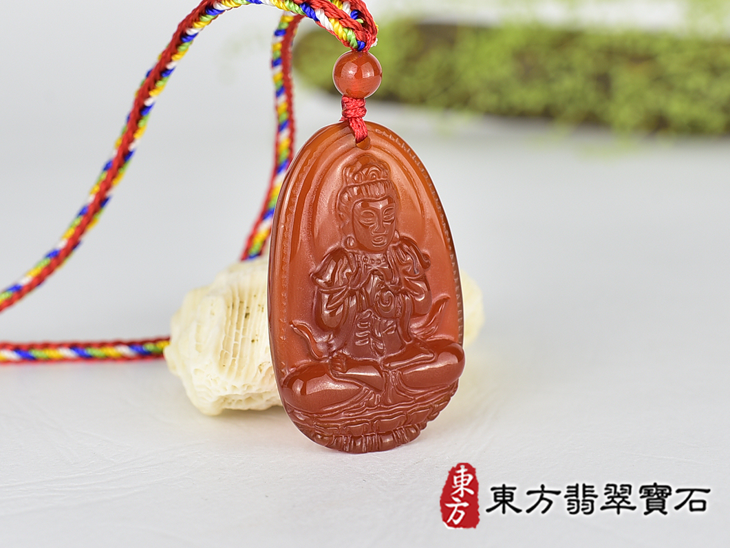 紅瑪瑙大日如來項鍊玉珮(大日如來:大日如來牌紅瑪瑙大日如來玉珮、紅瑪瑙大日如來玉墜)紅瑪瑙大日如來,FD831。客製化訂做各種紅瑪瑙大日如來吊墜玉珮項鍊。★附東方翡翠寶石保證卡 6.jpg