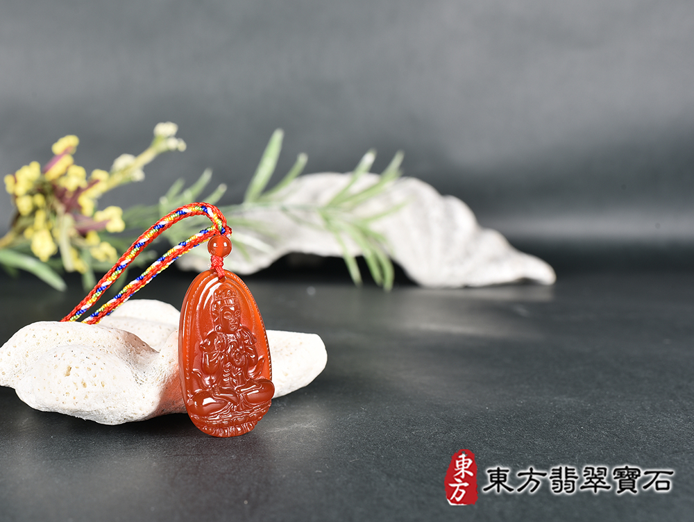 紅瑪瑙大日如來項鍊玉珮(大日如來:大日如來牌紅瑪瑙大日如來玉珮、紅瑪瑙大日如來玉墜)紅瑪瑙大日如來,FD831。客製化訂做各種紅瑪瑙大日如來吊墜玉珮項鍊。★附東方翡翠寶石保證卡 7.jpg