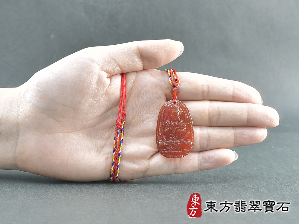 紅瑪瑙大日如來項鍊玉珮(大日如來:大日如來牌紅瑪瑙大日如來玉珮、紅瑪瑙大日如來玉墜)紅瑪瑙大日如來,FD831。客製化訂做各種紅瑪瑙大日如來吊墜玉珮項鍊。★附東方翡翠寶石保證卡 8.jpg