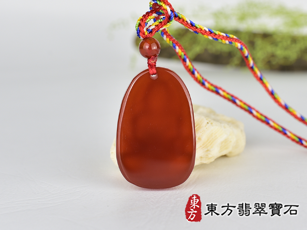 紅瑪瑙大日如來項鍊玉珮(大日如來:大日如來牌紅瑪瑙大日如來玉珮、紅瑪瑙大日如來玉墜)紅瑪瑙大日如來,FD832。客製化訂做各種紅瑪瑙大日如來吊墜玉珮項鍊。★附東方翡翠寶石保證卡 3.jpg