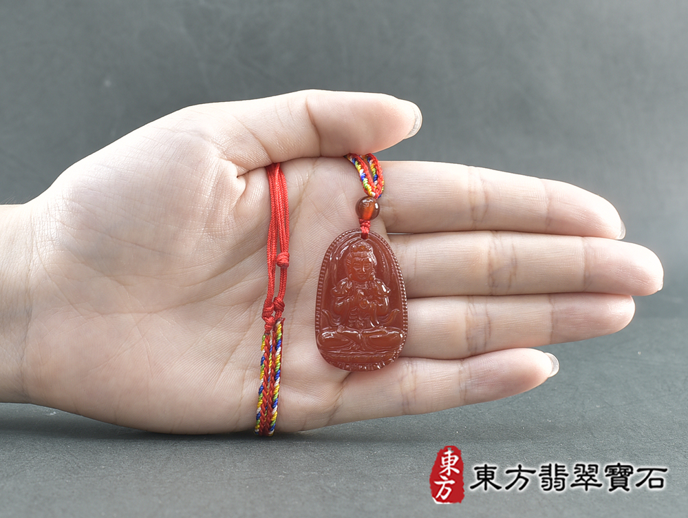 紅瑪瑙大日如來項鍊玉珮(大日如來:大日如來牌紅瑪瑙大日如來玉珮、紅瑪瑙大日如來玉墜)紅瑪瑙大日如來,FD832。客製化訂做各種紅瑪瑙大日如來吊墜玉珮項鍊。★附東方翡翠寶石保證卡 5.jpg