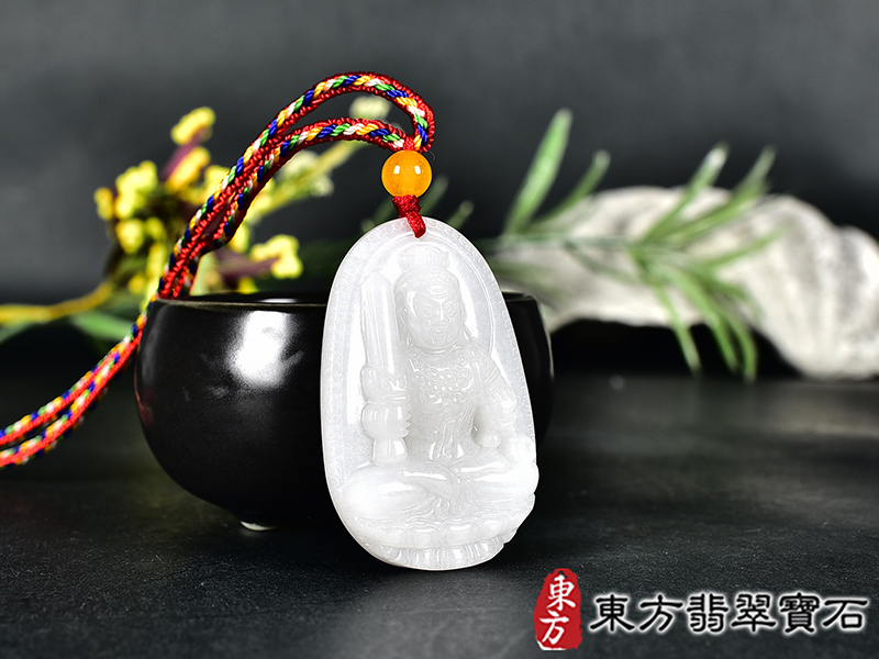 新疆白玉不動明王項鍊玉珮(不動明王:不動明王牌新疆白玉不動明王玉珮、新疆白玉不動明王玉墜)不動明王,FD836。客製化訂做各種新疆白玉不動明王吊墜玉珮項鍊。★附東方翡翠寶石保證卡 2.jpg